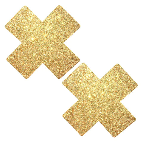 Gold Fairy Dust Glitter X Factor Nipple Cover Pasties