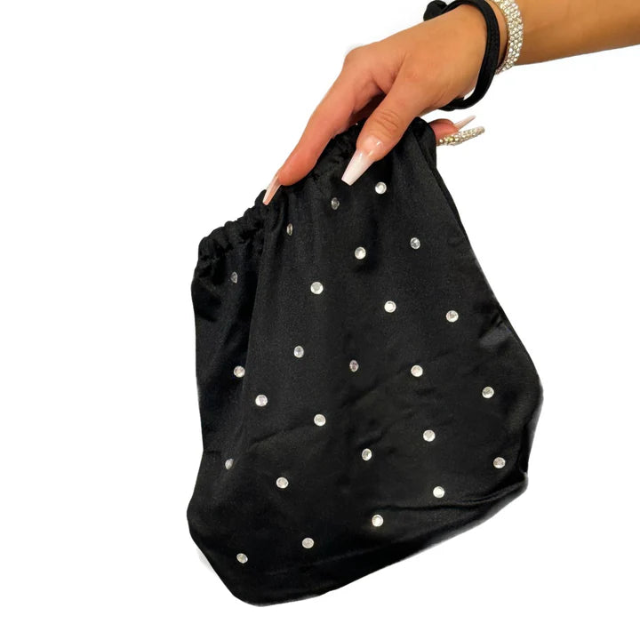 Money Bag w/Rhinestuds