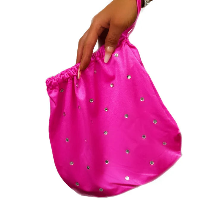 Money Bag w/Rhinestuds