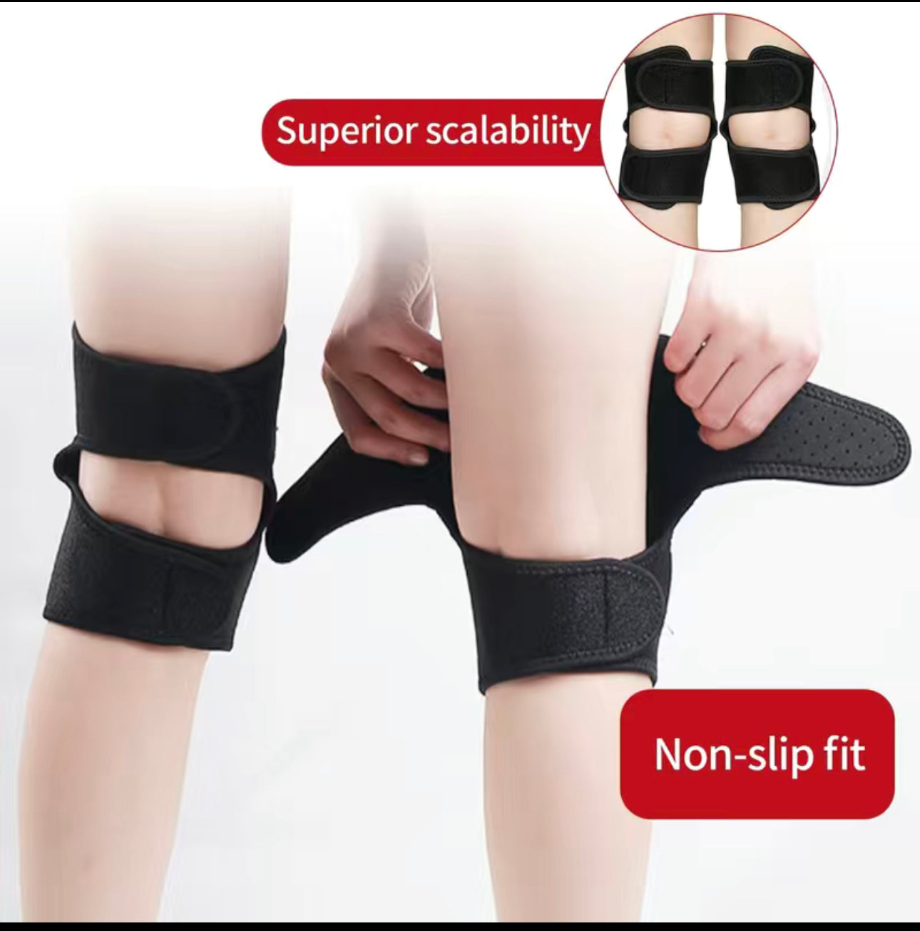 Breathable Knee Pads - (Black)-The Edge OK