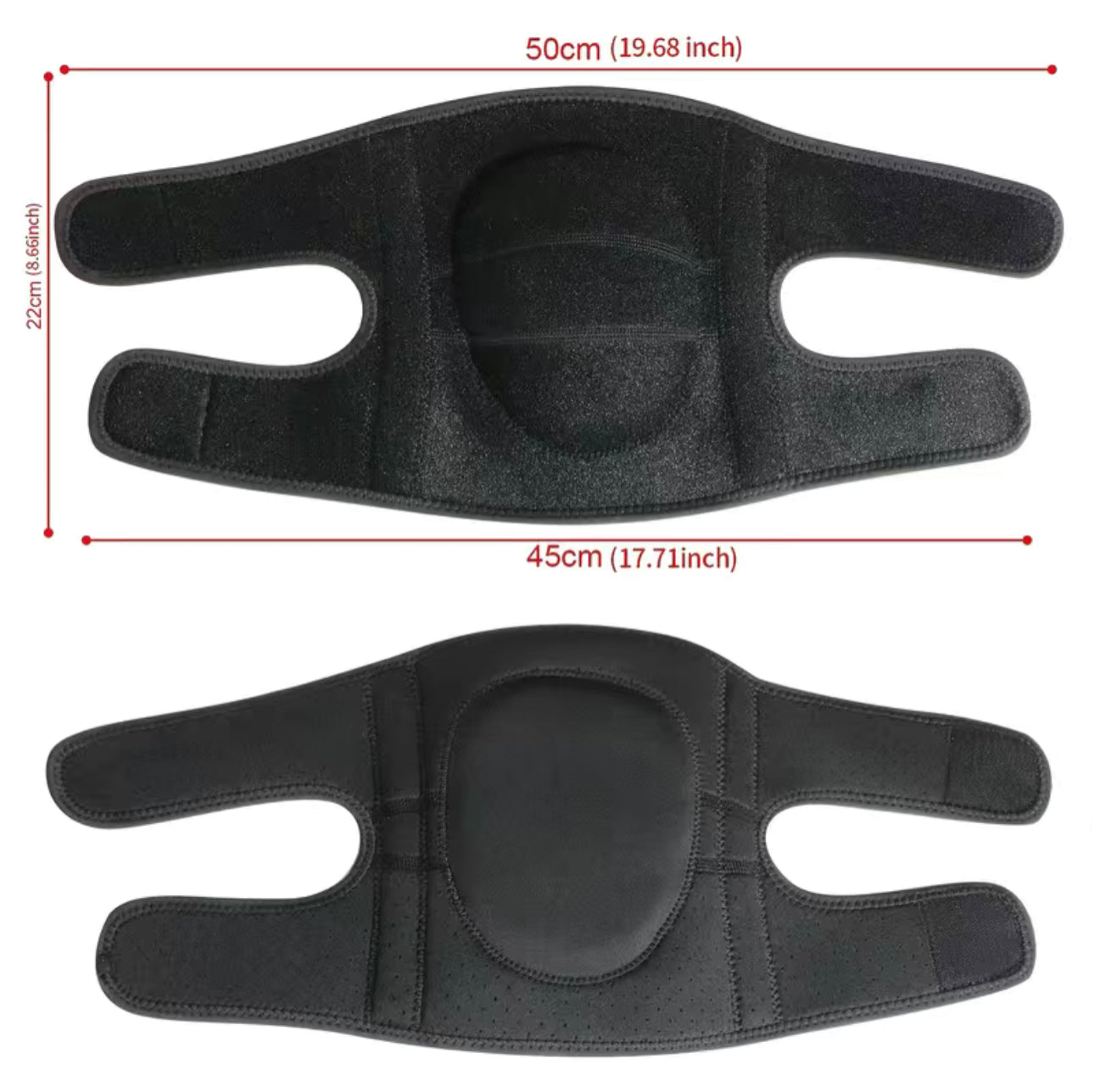 Breathable Knee Pads - (Black)-The Edge OK