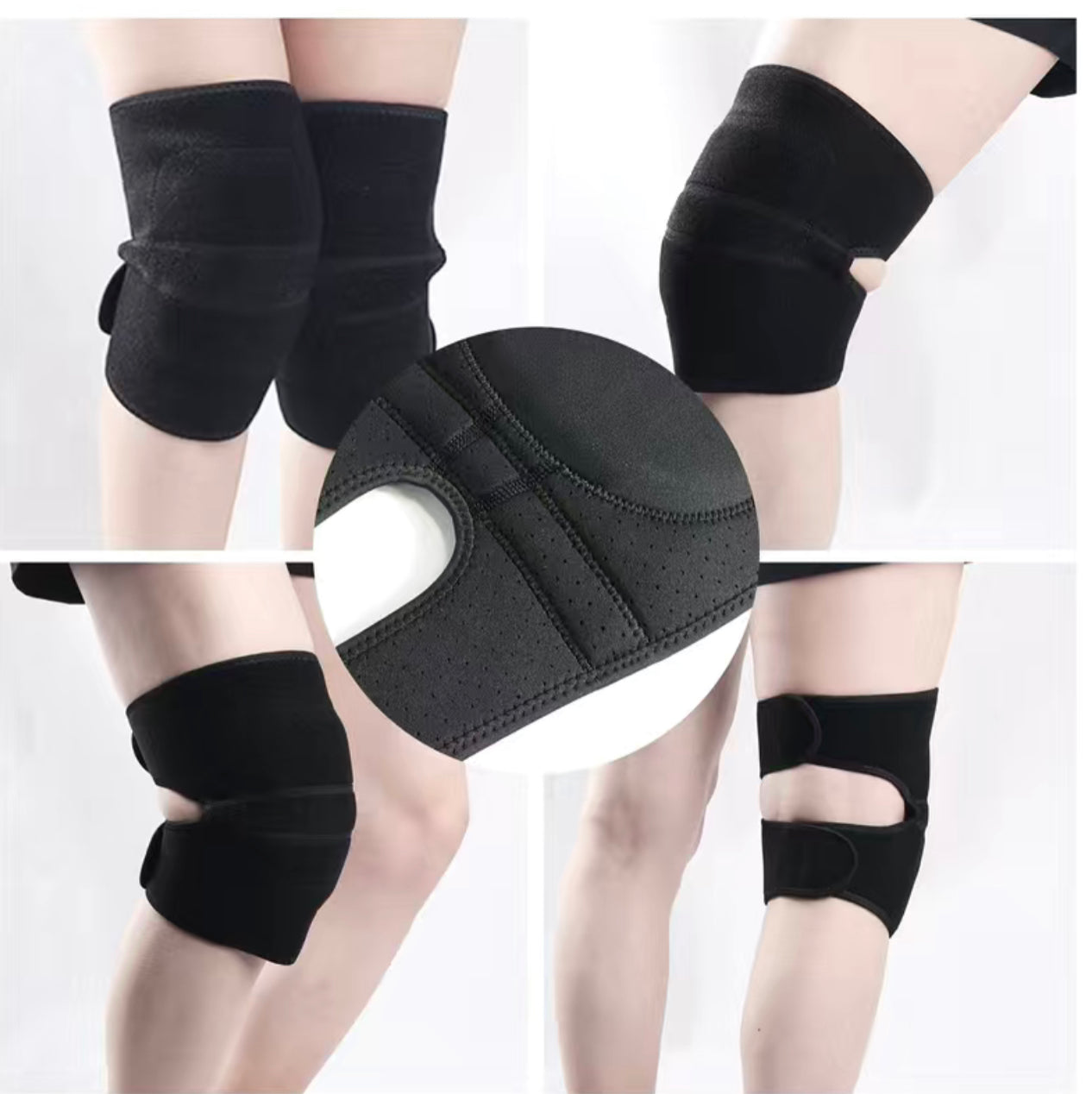 Breathable Knee Pads - (Black)-The Edge OK