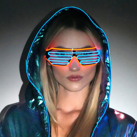 LED FLASH SHUTTER GLASSES