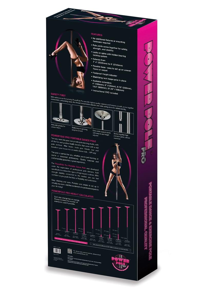 Power Pole Pro Exercise and Dance Pole-The Edge OK