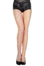 39032 Big Diamond Net Rainbow Tights-The Edge OK