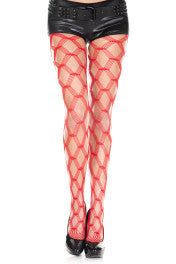 5042 Multi Strand Diamond Net Pantyhose-The Edge OK