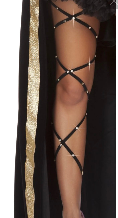 4644 Rhinestone Thigh Leg Wrap-The Edge OK