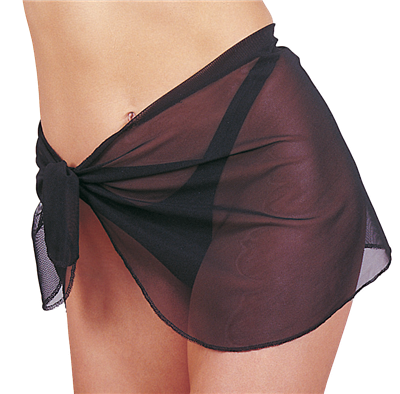 D631 Mesh Wrap Skirt-The Edge OK