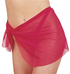 D631 Mesh Wrap Skirt-The Edge OK