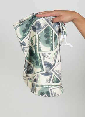 MNY108 XXL Money Print Moneybag-The Edge OK