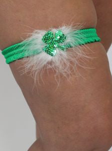 SP219 ST. Pat's Garter with Shamrock-The Edge OK