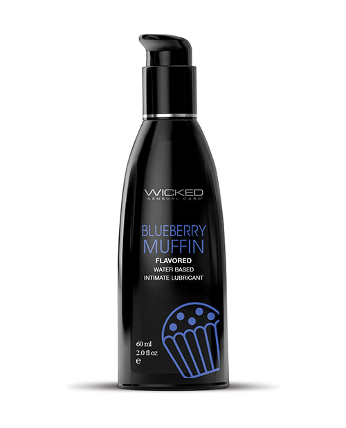 Wicked Sensual Care Water Based Lubricant - 2 oz Blueberry Muffin-The Edge OK