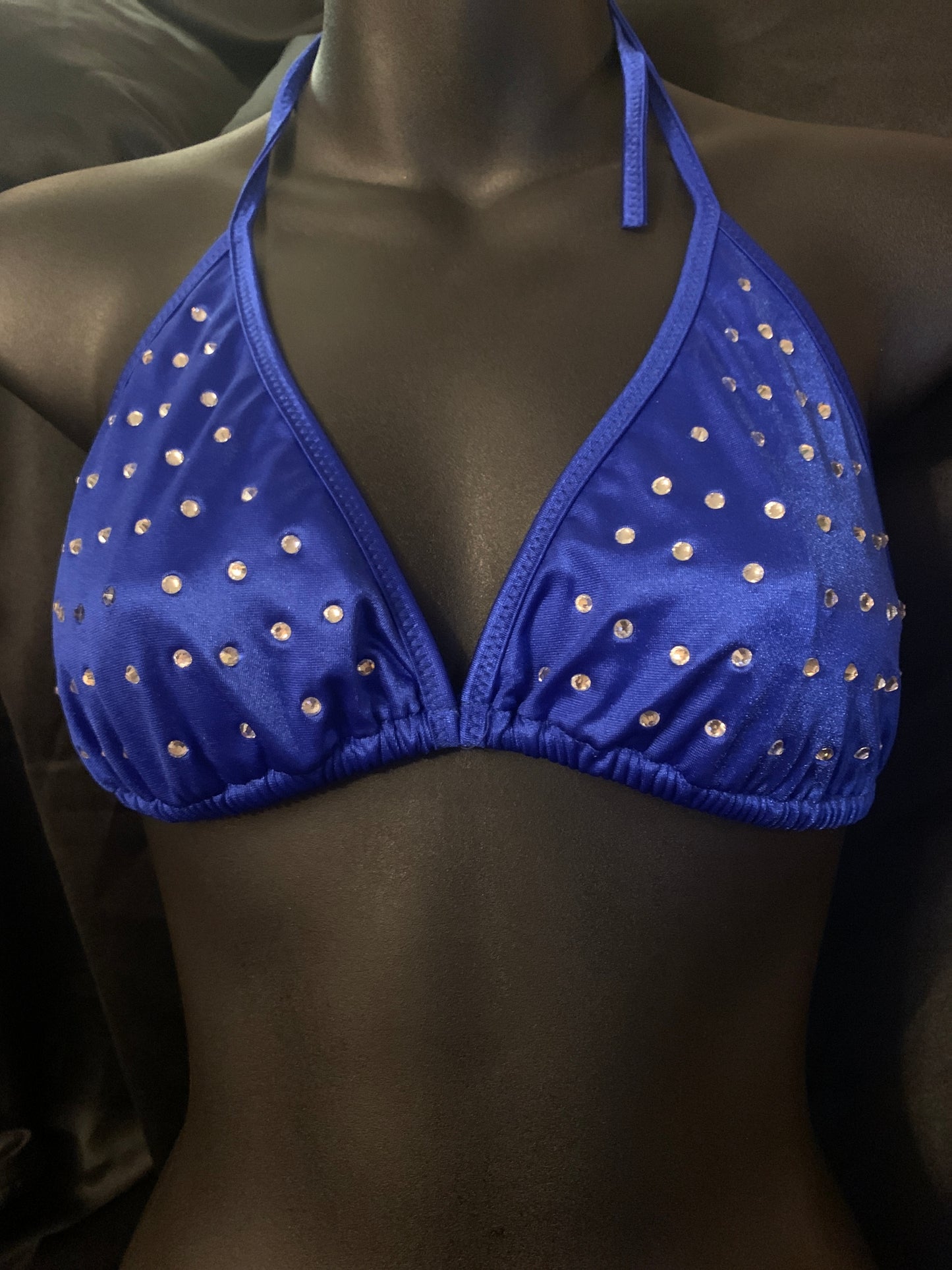 1038XLR XL Rhinestone Triangle Bikini Top-The Edge OK