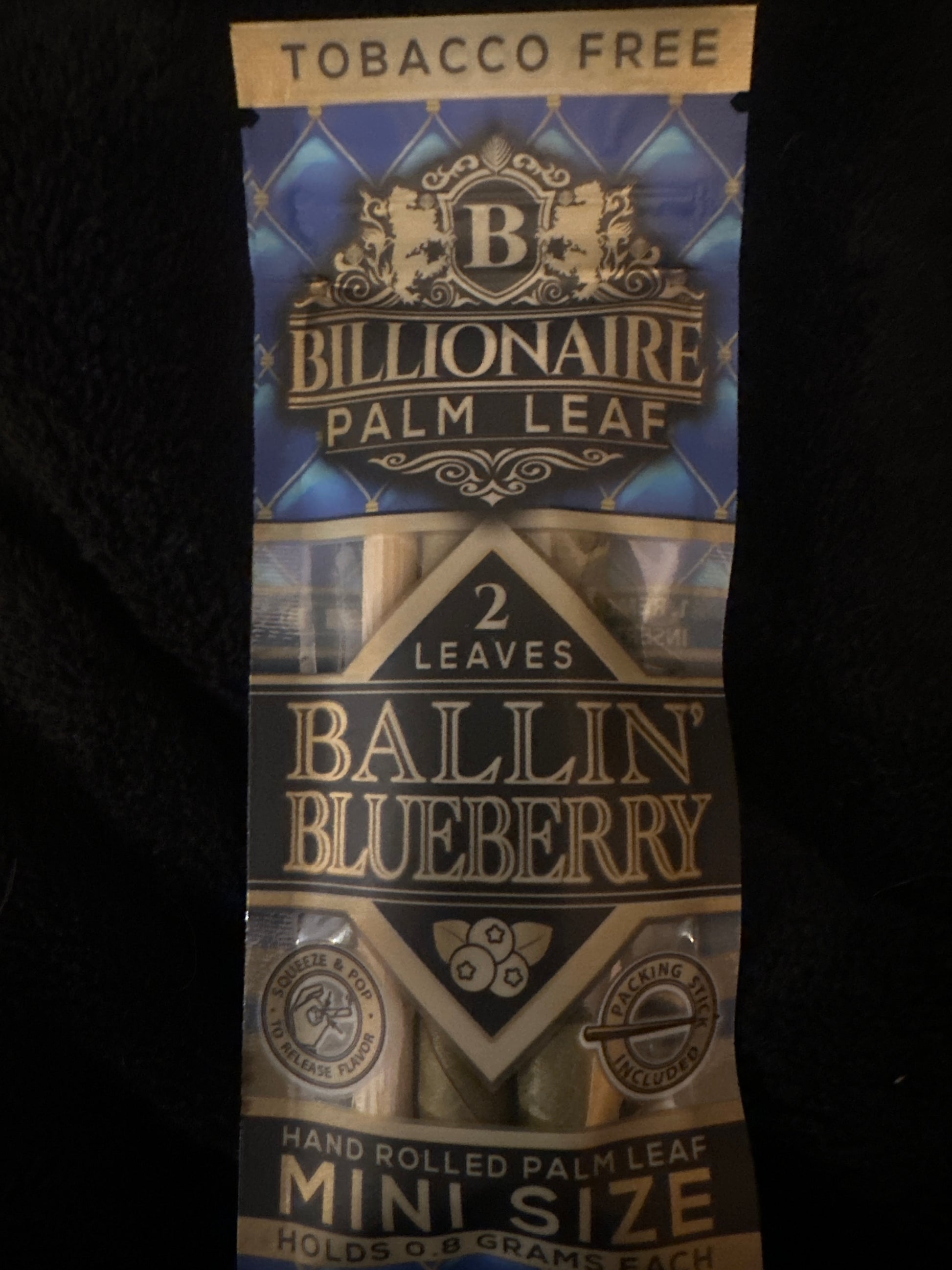 Billionaire Palm Leaf, Tobacco Free-The Edge OK