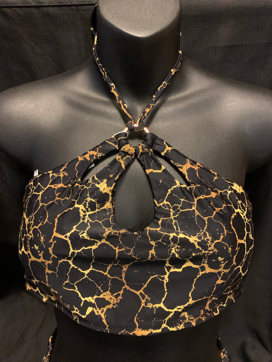 NC07 Golden Ice Bandeau Top-The Edge OK