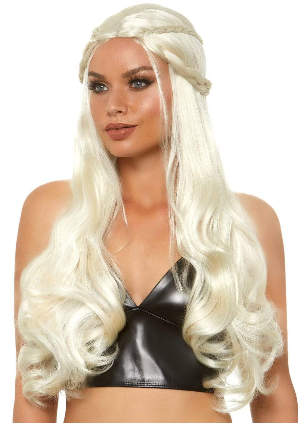 A2831 Braided Long Wavy Dragon Queen Wig-The Edge OK