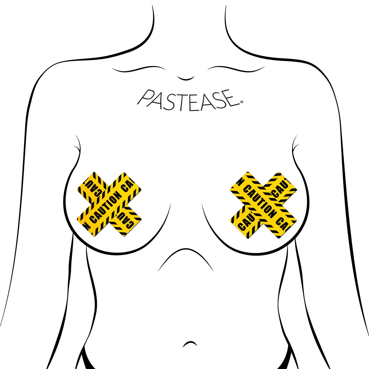 Pastease Premium Pasties Caution X-The Edge OK